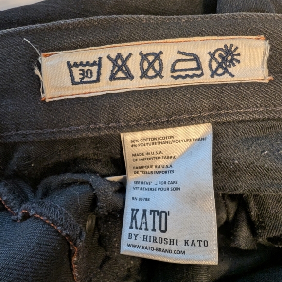 Hiroshi Kato The Needle Skinny Black Jeans 33 - Picture 10 of 11